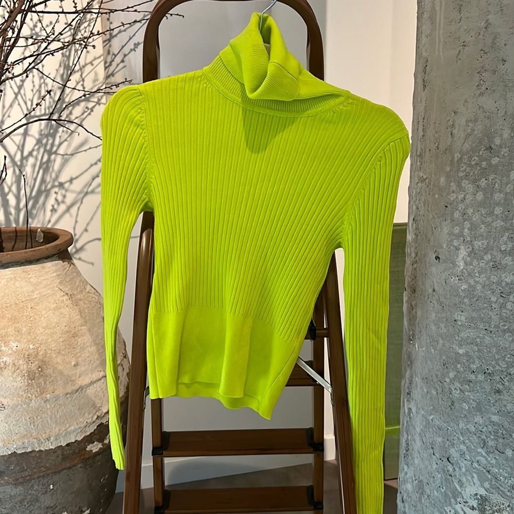 Neon turtleneck